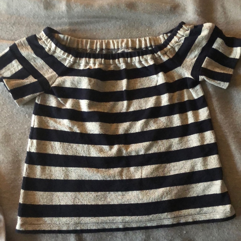 100% cotton off the shoulder Madewell shirt